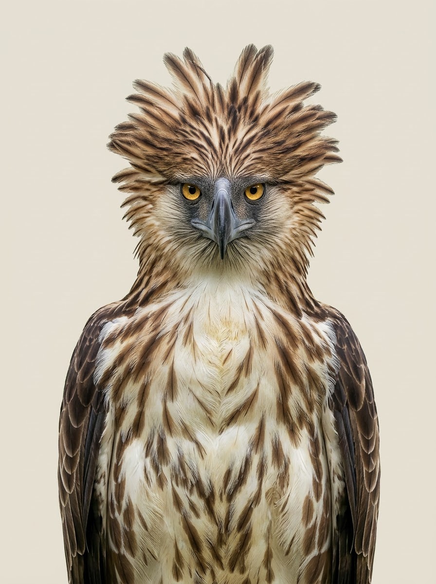 Philippine Eagle — Haribon, front-facing